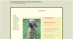 Desktop Screenshot of canildosertao.com