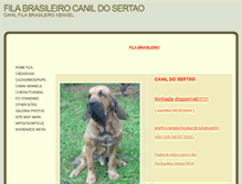 Tablet Screenshot of canildosertao.com